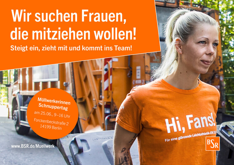 Schnuppertag Müllwerkerinnen